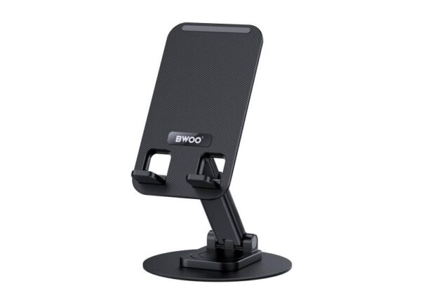 Support de téléphone de bureau rotatif BHOO Noir ZJ132