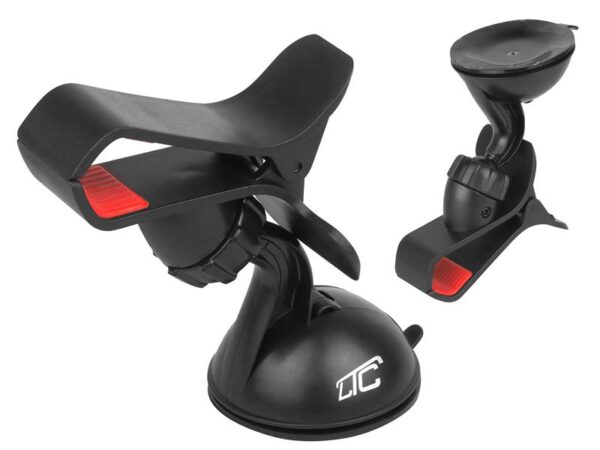 Support de voiture LTC avec ventouse, noir.