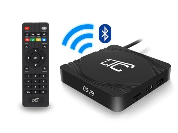 Boîtier TV intelligent PS LTC BOX52 Android 4K UHD + Bluetooth