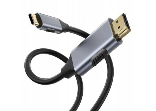 Câble adaptateur USB-C - HDMI 4K 60 Hz MHL renforcé de 1,8 m