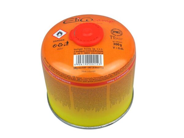ELICO GAZ DE CAMPING 300G POUR BRÛLEUR-POÊLE
