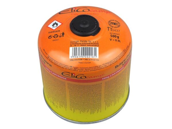 Cartouche de gaz ELICO 500 g pour réchaud de camping
