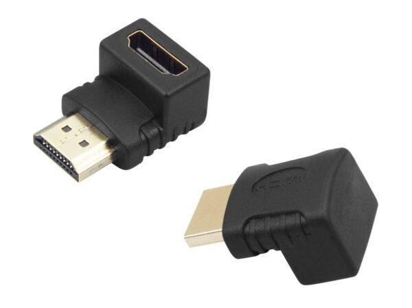 Adaptateur HDMI, prise jack, coudé