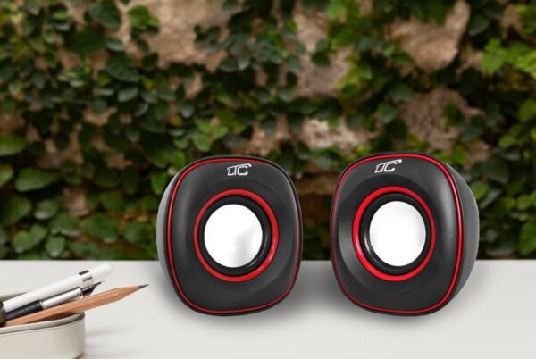 Haut-parleurs d'ordinateur PS LTC 2.0 KS100 RMS 2x2,5W USB 5V.