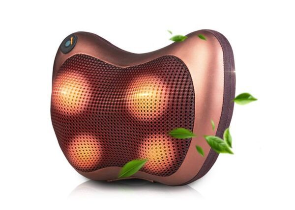 Coussin de massage ; masseur 12 V, 30 W, 8 têtes de massage, chargeur de voiture