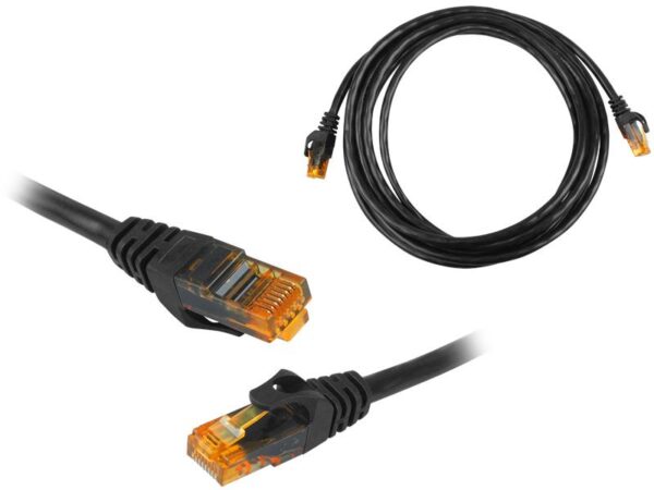 Câble réseau informatique 1:1 8P8C, CAT6E, 3 m (cordon de brassage).