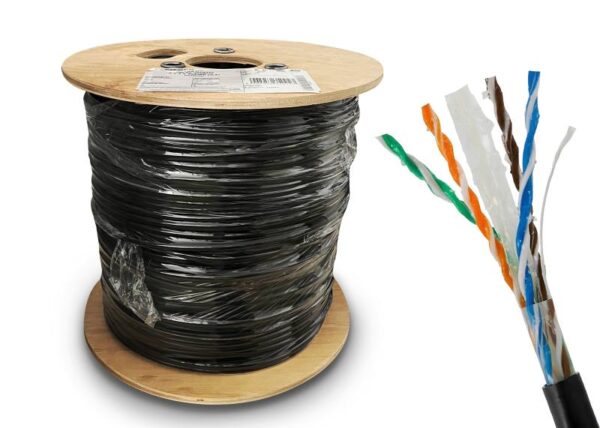 Câble informatique PS BITNER U/UTPF 5e gel de terre CU 305m (HQ)