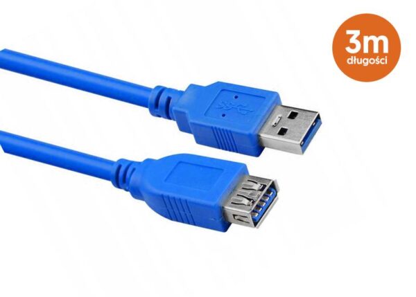 Câble USB 3.0, fiche A - prise A, 3 m