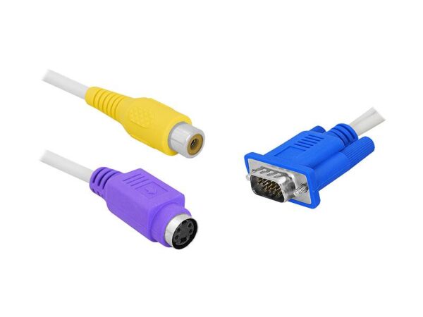 Adaptateur PS VGA vers S-Vidéo.