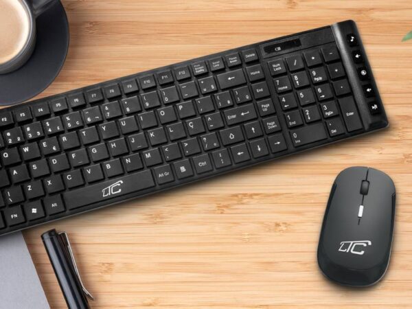 Ensemble informatique sans fil PS LTC, souris + clavier