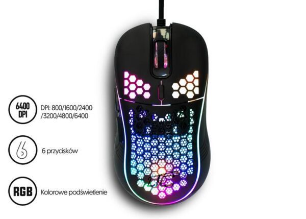 Souris gaming RGB 8000 DPI
