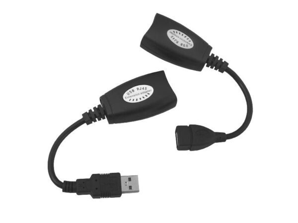 Câble d'extension pour souris USB - RJ45 sur LAN, portée jusqu'à 50 m.