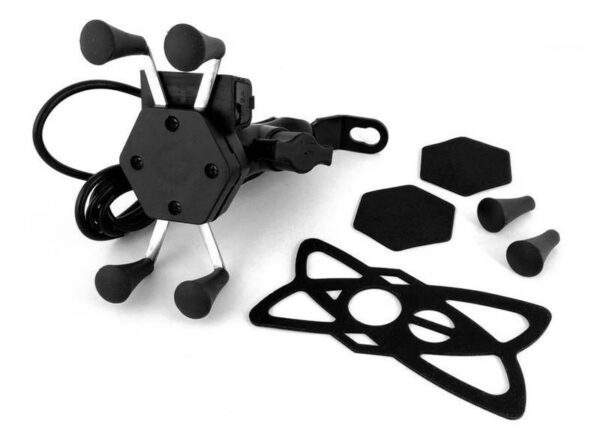 Chargeur et support de téléphone pour moto avec prise USB 5V2A, étanche