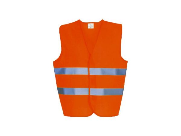 Gilet réfléchissant PS pour enfants, orange.