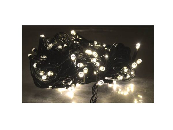 Guirlande lumineuse pour sapin de Noël PS, 100 LED, blanc chaud.