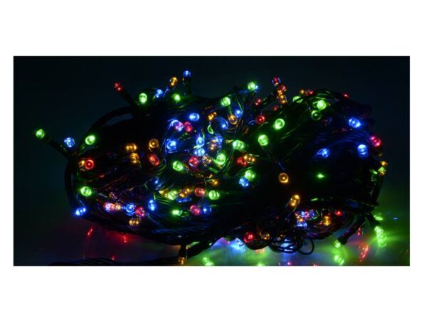 Guirlande lumineuse de sapin de Noël PS 100 LED, multicolore.