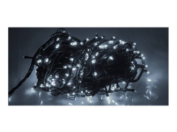 Guirlande lumineuse pour sapin de Noël PS, 200 LED, couleur de lumière blanc froid.