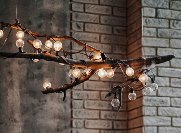 Guirlande solaire d'extérieur PS MOON pour la chambre, 25 ampoules LED 3V 2700K, chargement par panneau solaire + microUSB, 7,5 m