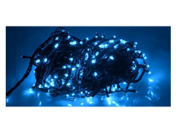 Guirlande lumineuse pour sapin de Noël PS, 100 LED, bleue.