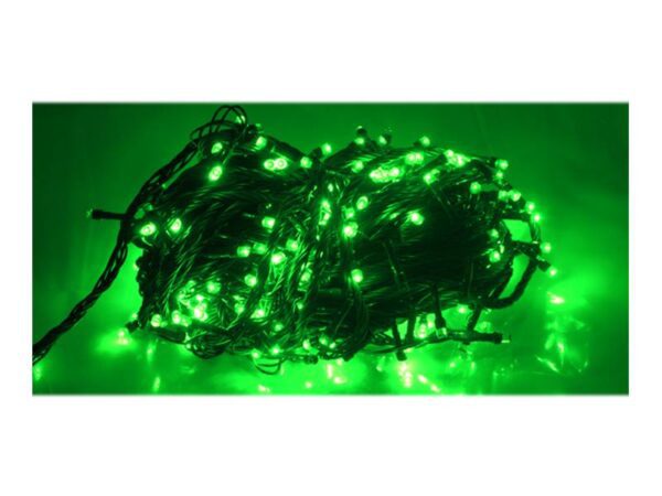 Guirlande lumineuse pour sapin de Noël PS, 100 LED, verte.