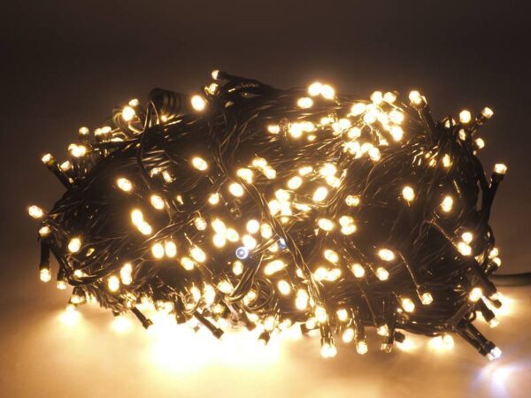 Guirlande lumineuse pour sapin de Noël PS 500 x LED Flash, blanc chaud + flash blanc froid, IP20, 230 V.