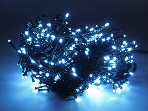 Guirlande lumineuse pour sapin de Noël PS 500 x LED Flash, blanc froid + flash blanc froid, IP20, 230 V.
