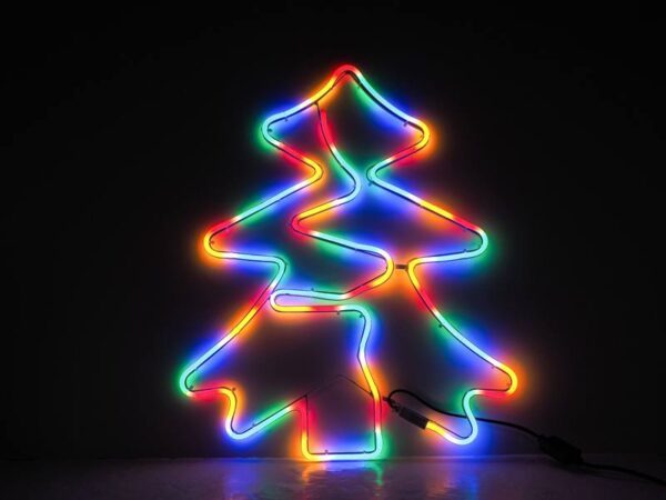 Décoration de sapin de Noël PS LED néon RGB 230 V NEUVE