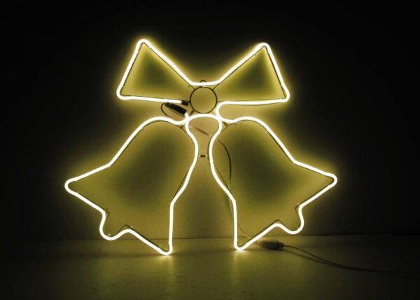 Cloches décoratives de Noël PS blanc chaud néon LED 230 V neuves
