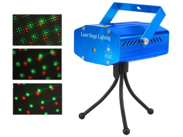 Projecteur laser 3D lumière rouge-verte