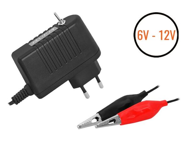 Chargeur de batterie 6V/12V.
