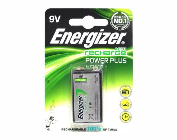 Pile Energizer 9V 175mAh Ni-MH.
