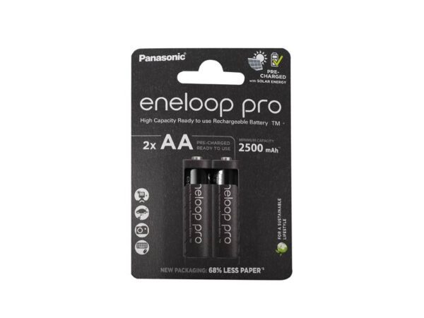 Pile Panasonic Eneloop Pro R06, 2500 mAh, blister.