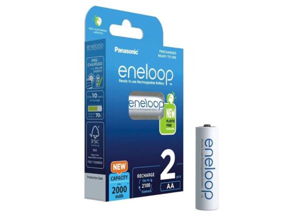 Batterie ENELOOP 2000 mAh pour PANASONIC R6 (blister)