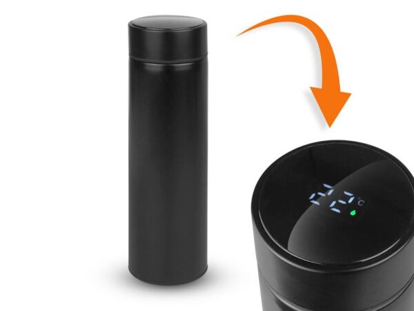 Mug isotherme avec indicateur de température, 500 ml