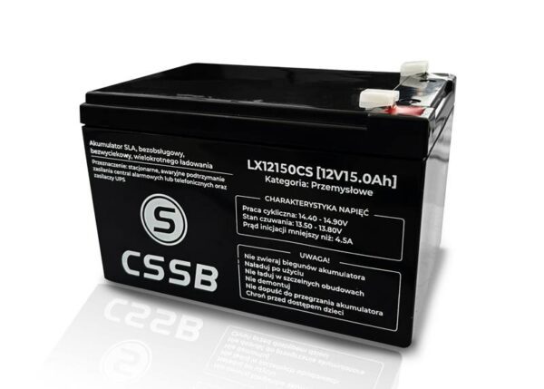Batterie SLA sans entretien 12 V 15 Ah