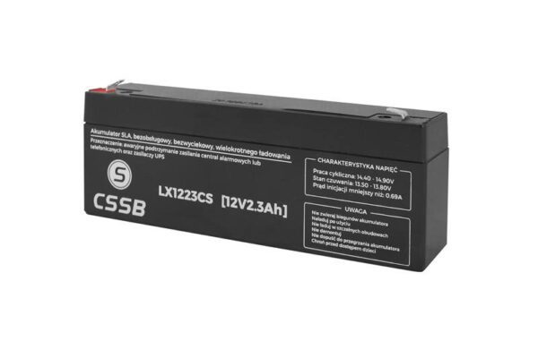 Batterie SLA sans entretien 12V 2,3Ah.