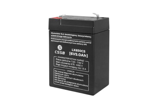 Batterie SLA 6V 5Ah sans entretien