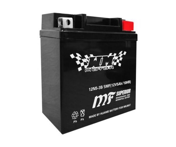 Batterie de moto Huawei 12V 5Ah 12N5-3B SMF