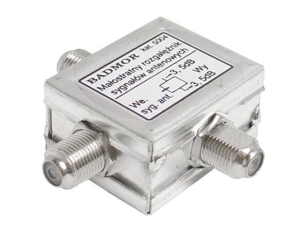 Répartiteur d'antenne intérieure Badmor blanc 3xF/FL