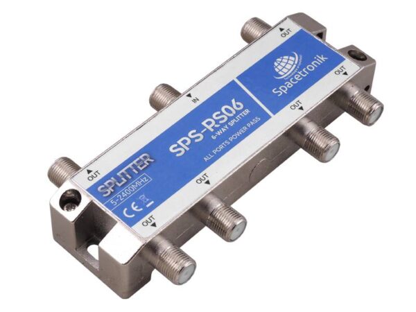 Répartiteur 1/6 5-2400 MHz Spacetronik SPS-R06.