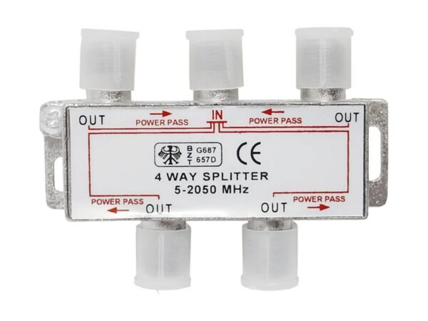Répartiteur F 4W pour télévision par satellite