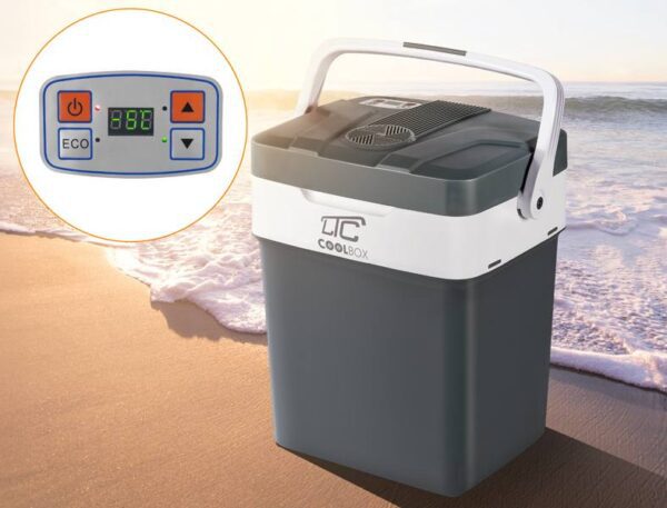 Réfrigérateur de voiture LTC 12V/230V USB 2A 32L Gris