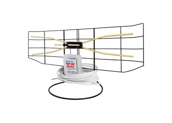 Antenne intérieure à mailles PS DVB-T W1E, TV-MUX8 A116 ultra puissante.