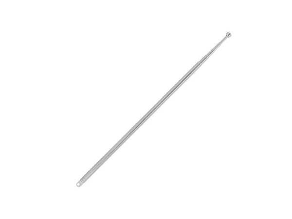 Antenne télescopique simple TL6-195, 90 cm.