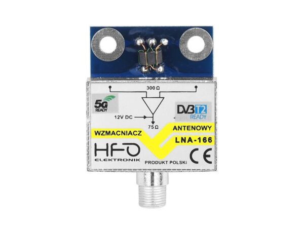 Amplificateur d'antenne HFO LNA166-5G 20 dB avec filtre LTE
