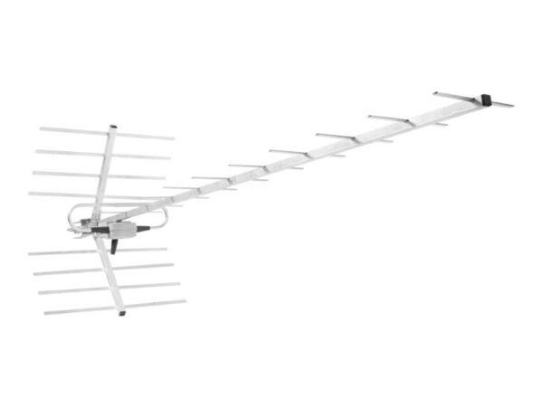 Antenne ATY21-69, 19 éléments, plaque, symétriseur angulaire,