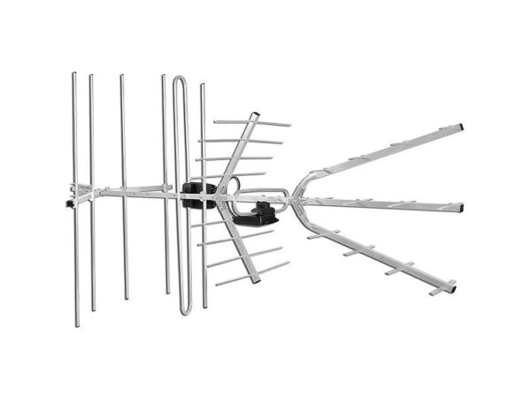 Antenne TRIA-MAX universelle VHF/UHF DVB-T, polarisation horizontale/verticale avec filtre de croisement