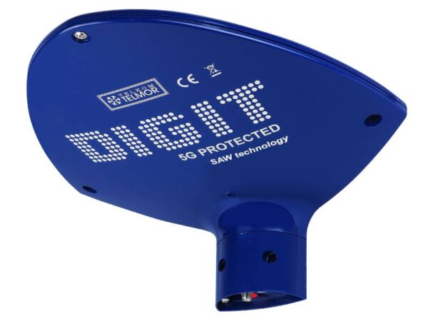 Antenne PS Telmor Digit Activa, protection 5G, bleue.