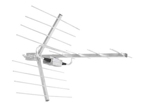Antenne TV PS DVB-T, type YAGI, 13 éléments/1-69 avec balun.