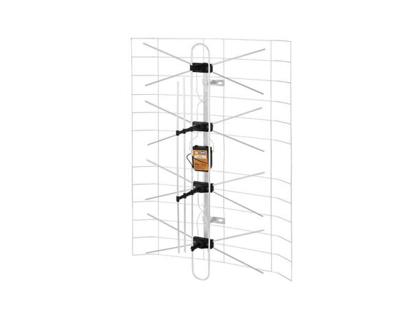 Antenne maillée PS DIPOL 3DX complète avec amplificateur et alimentation (MUX 8, polarisation verticale)